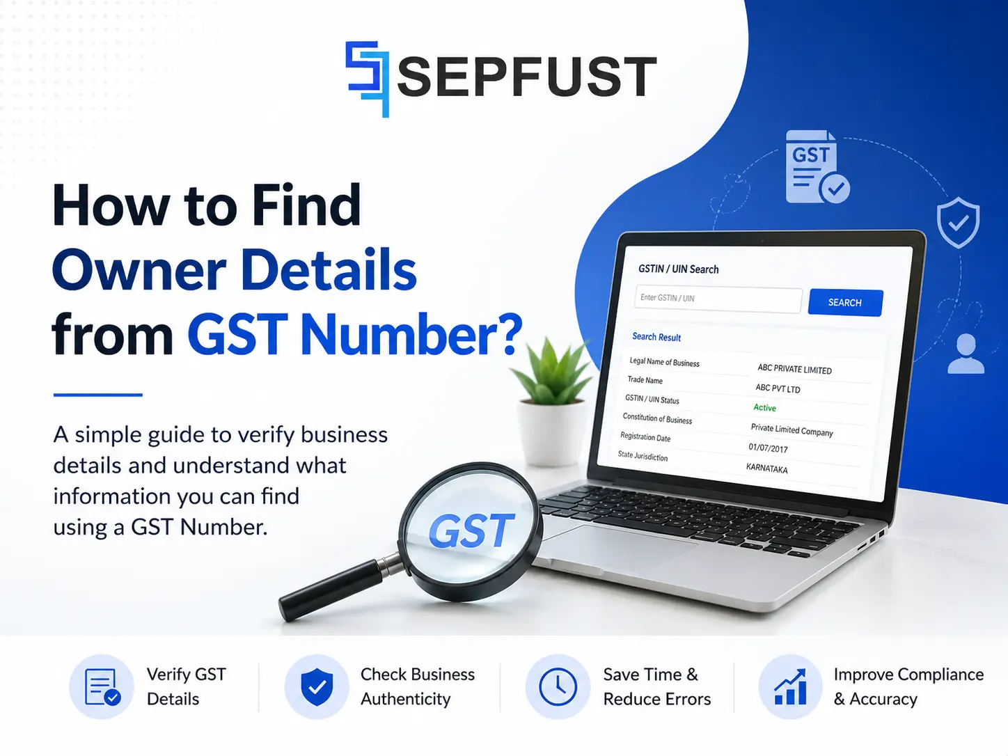 How to find owner details from GST Number?