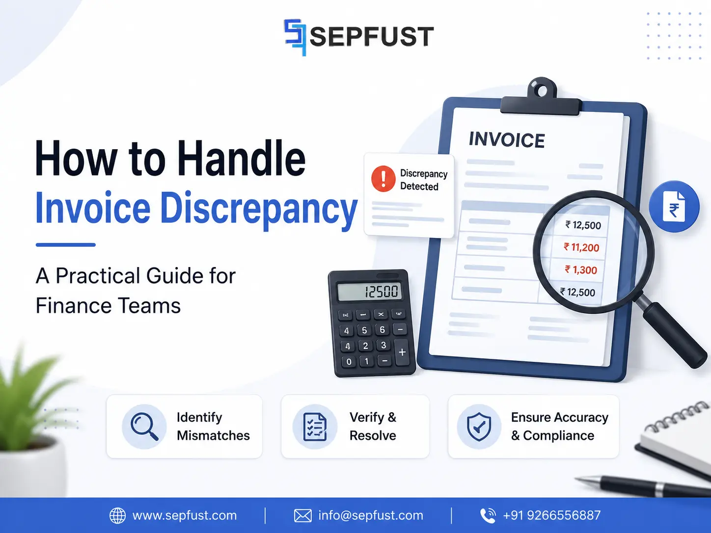 How to Resolve Invoice Discrepancy & Invoice Mismatch | SEPFUST