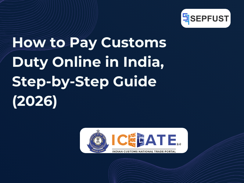 How to Pay Customs Duty Online in India, Step-by-Step Guide (2026)